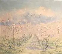 Los almendros (1902), Musées Royaux des Beaux-Arts de Belgique, Bruselas