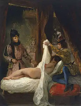 El duque de Orleans mostrando a su amante, c. 1825-1826, Museo Thyssen-Bornemisza, Madrid.