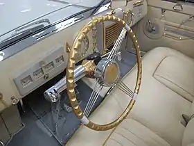 Interior de un Delahaye 175 realizado por Saoutchik.