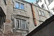 Ventanas en el patio del Hôtel Delpech (1554-1560).