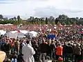 Manifestación contra las políticas gubernamentales en 2004