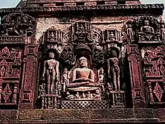 Muro de complejo del templo jain, Deogarh