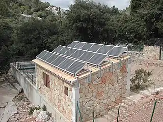 Una planta de tratamiento de aguas residuales solar en Santuari de Lluc, España