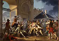 Jean-Jacques Le Barbier, Le Courage héroïque du jeune Désilles, le 31 août 1790, à l'affaire de Nancy (1794).