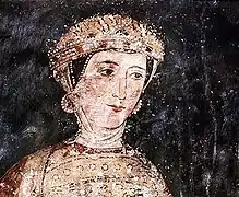 Frescos de la iglesia de Boyana (1259): Desislava.