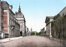 Cavalierstrasse en 1900.