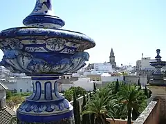 Detalle del Palacio de Villavicencio.