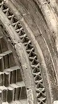 Detalle de los arcos de la Portada, Iglesia del Espíritu Santo, Miranda de Ebro.