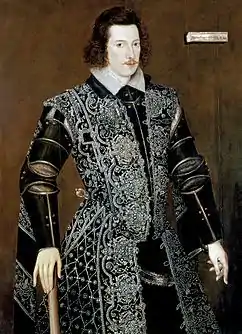 Robert Devereux, Conde of Essex, c. 1590.