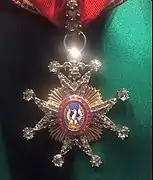 Insignia de la orden en diamantes