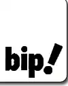 Ubicación del logo bip! en una tarjeta Multiformato