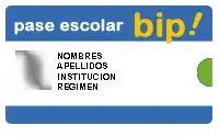 Pase escolar bip!