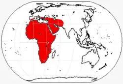 Distribución del Dinofelis