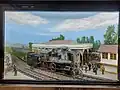 Diorama de Zerreitug al interior de la estación.