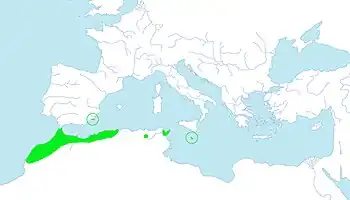 Mapa de distribución.