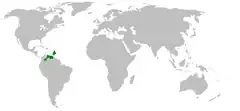 Distribución de Roystonea oleracea