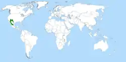 Distribución de "Juniperus deppeana"