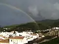 Arco iris doble en El Bosque