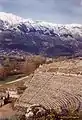 Vista del anfiteatro y el monte Tomaros