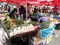 Vendedores en el mercado.