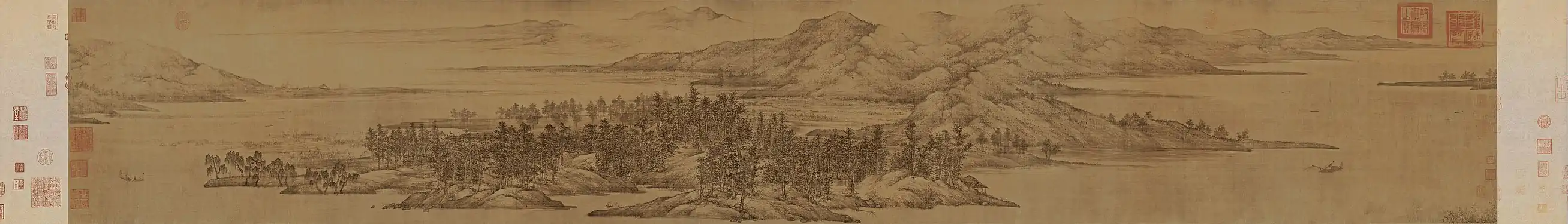 Vista estival de Jiangnan, Museo Provincial de Liaoning