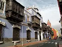 Balcones coloniales, en el Centro Histórico de Lima