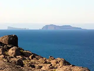 Inseln Drangey und Málmey