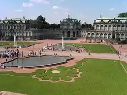 Zwinger, de Matthäus Daniel Pöppelmann