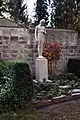 Tumba de Oskar Zwintscher, Dresde, cementerio de Loschwitz.