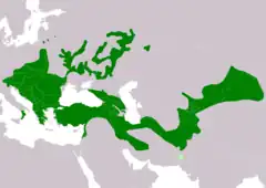 Distribución de Dryomys nitedula