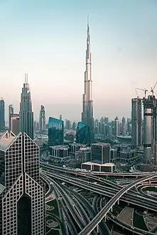 The Burj Khalifa en Dubai por Adrian Smith, 2010.