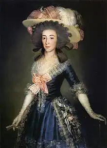 María Josefa de la Soledad, condesa de Benavente, por Francisco de Goya, c.1785. Fundación Bartolomé March, Palma de Mallorca.