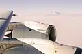 El macizo visto desde un avión de la NASA.