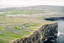 Fuerte del acantilado Dún Aengus