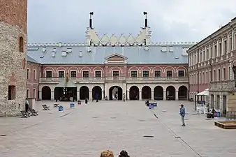 Patio del castillo.