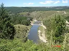 Vista panorámica del río.