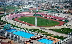 El Estadio Miguel Grau, sede de la final.