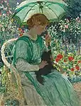 La sombrilla verde (1912), con el modelo Anderson