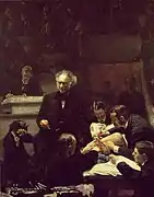 Lección de anatomía, Thomas Eakins