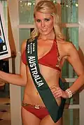 Melinda Heffernan  Miss Australia