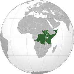 Situación de Comunidad Africana Oriental