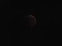 Eclipse en su máximo punto, tomado desde Italia.