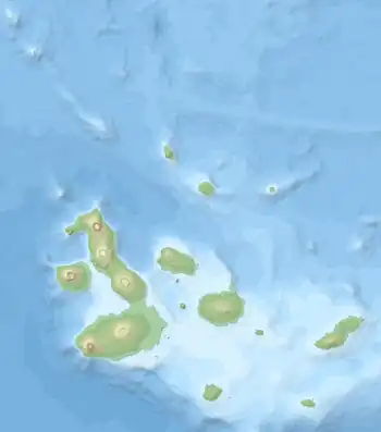 Cerro Azul ubicada en Islas Galápagos