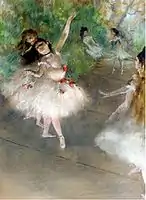 Bailarinas, de Degas, ca. 1880.