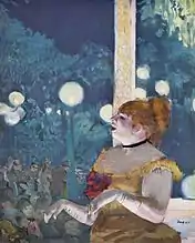 La Chanson du chien, de la misma época, que representa a la popular cantante Thérésa (Suzanne Valadon) interpretando su famosa 'Canción del perro' en el 'Alcazar d'Été'.