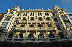 Antiguo Edificio de la Compañía Colonial, en la calle Mayor de Madrid.