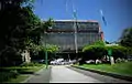 Edificio municipal, vista desde la Plaza Bartolomé Mitre.