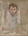 Stanisław Przybyszewski (1894), pintura de caseína y cola sobre lienzo, 75 × 60 cm, Munch-Museum de Oslo.