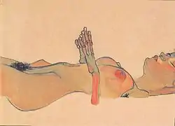 Desnudo femenino, de Schiele