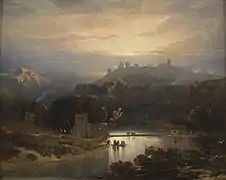 El castillo de Alcalá de Guadaíra, de David Roberts.